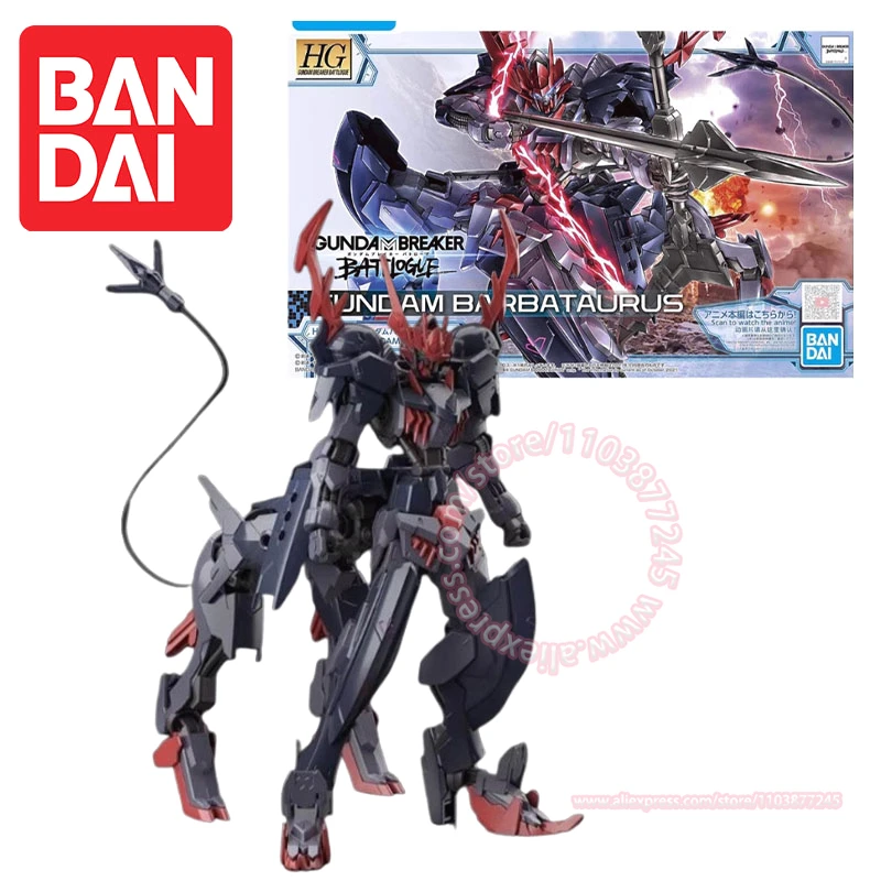 BANDAI HG 1/144 GUNDAM BARBATAURUS Trend Model Action Figures Puzzle Assembled Ornaments Animation Peripherals Birthday Gift