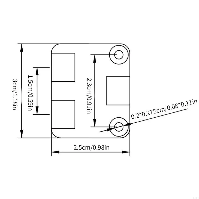 F3KE USB/Power Splitter Efficiënte vermogensverdeling voor RPI Blikvm en Pikvm