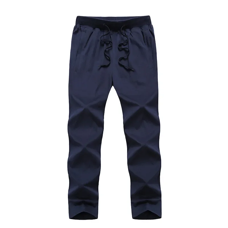 Korean Fashion Men Pants Casual Mens Pants Outdoors High Quality Long Trousers Solid Men Clothing Plus Size 9XL