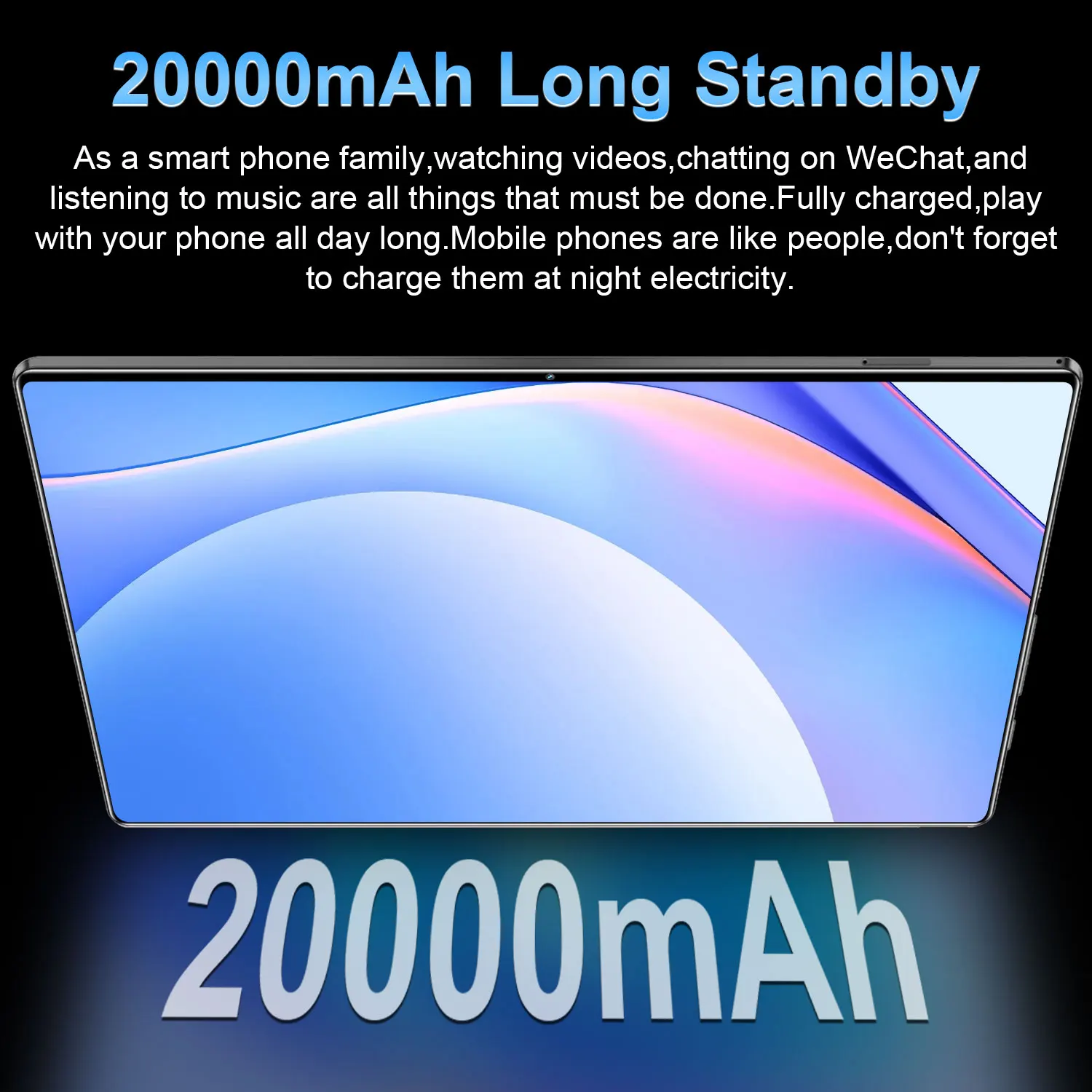 2025 แท็บเล็ต Android 20000mAh 10.36 นิ้ว Global Version 22GB + 2TB เครือข่ายใหม่ 14 Core Android 13.0 แท็บเล็ต Wifi