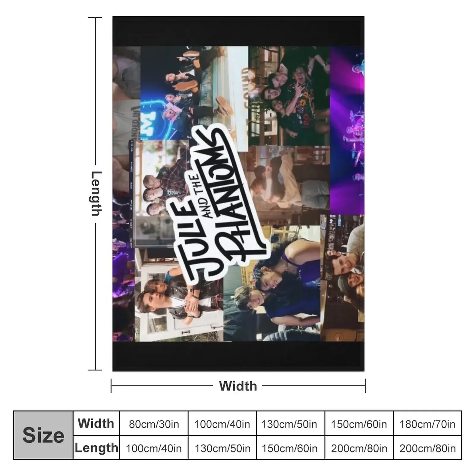 Julie and the Phantoms Cast Collage Throw Blanket Hairy Winter beds Designers Luxury Throw Blankets