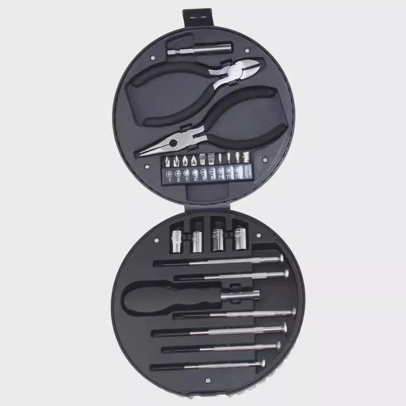 

24-piece round set household multi-function hardware tools electrician maintenance car set special combination