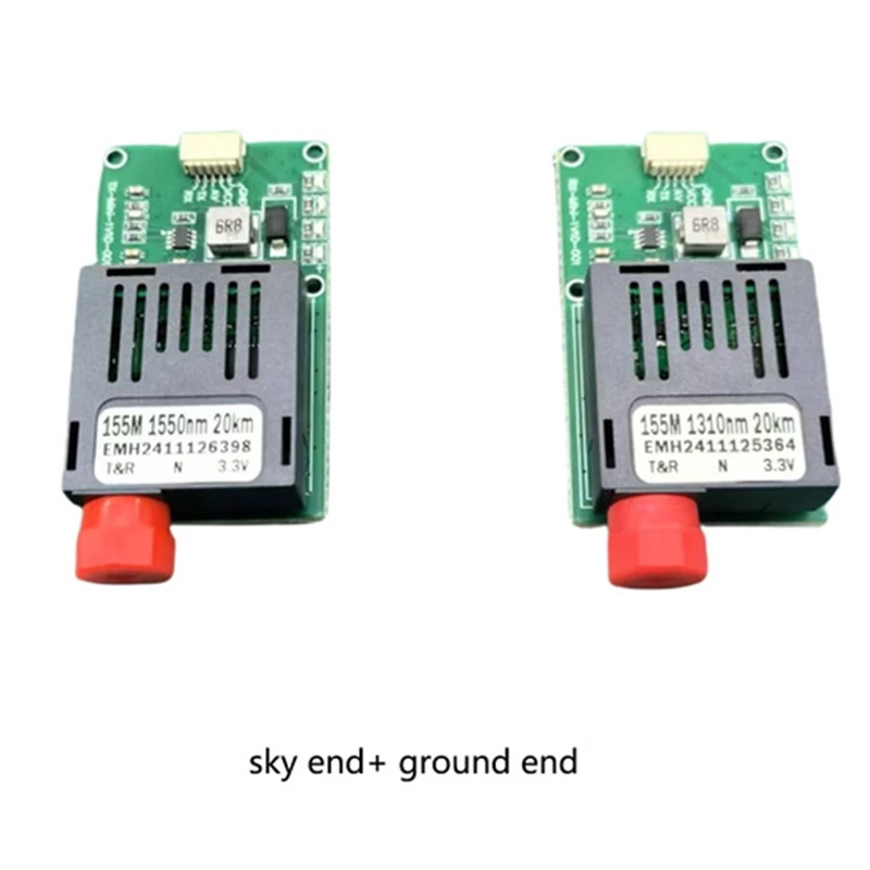 TTL Optical Transceiver Module for-Drone FC RX/TX/AV/VCC/GND Interface TTL to Fiber Optical Module Terminal Equipment B-A09I