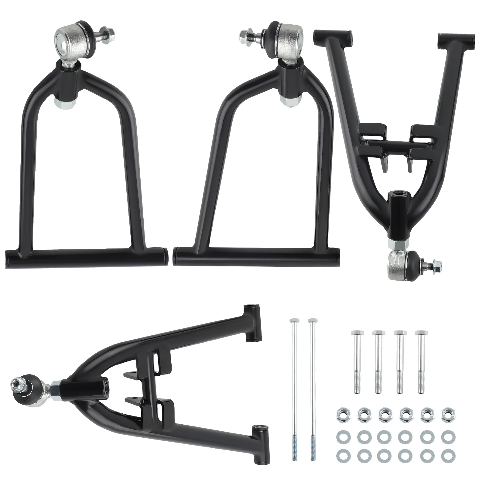 Front Upper Lower A-Arms Left & Right for 2004-2007 2009 2012 2013 Yamaha YFZ450