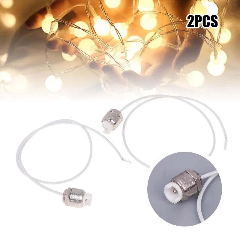

2PCS R7S Ceramic Lamp Holder Lamp Head Lamp Tube LED Lighting Lamp Tube Heating Tube Heating Tube Test Machine Lamp Holder