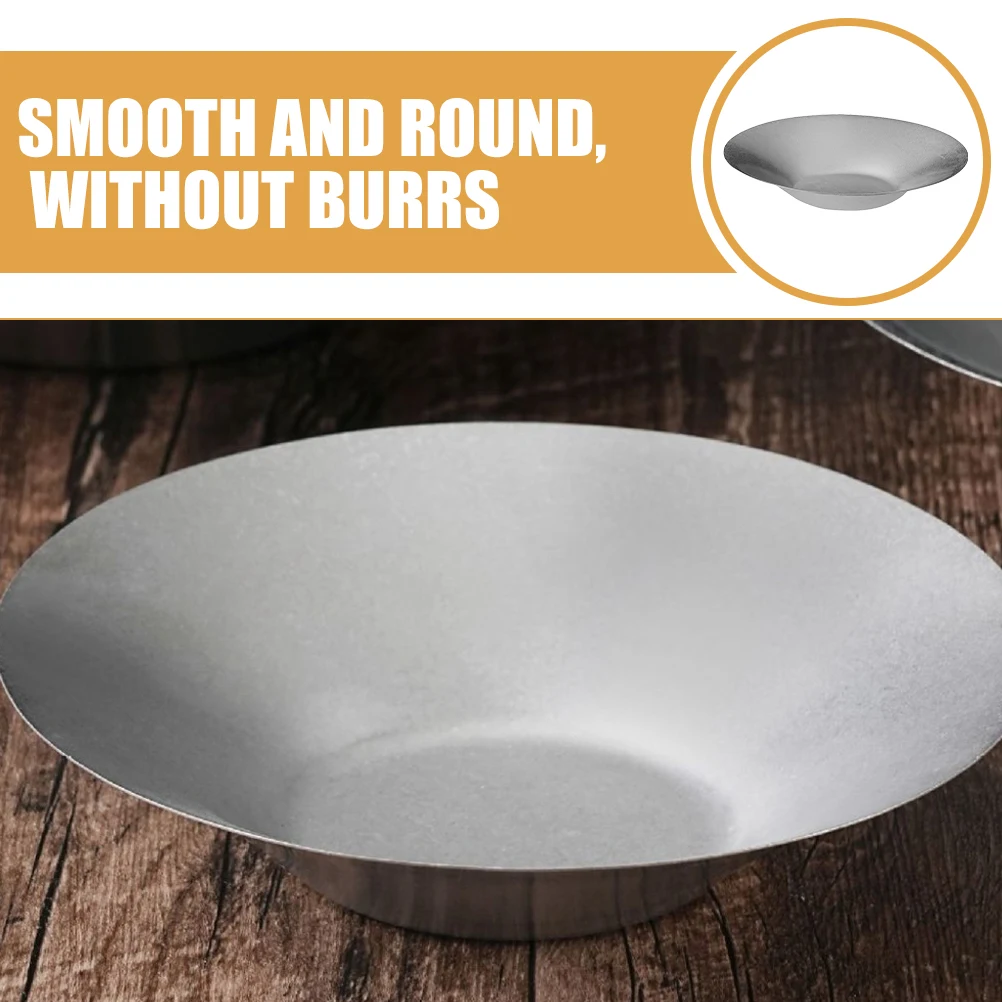 

Thick Stainless Steel Large Bowl Vintage Finish Ideal for Pasta Salad Serving Kitchenware Metal Bowl Kitchen Tableware