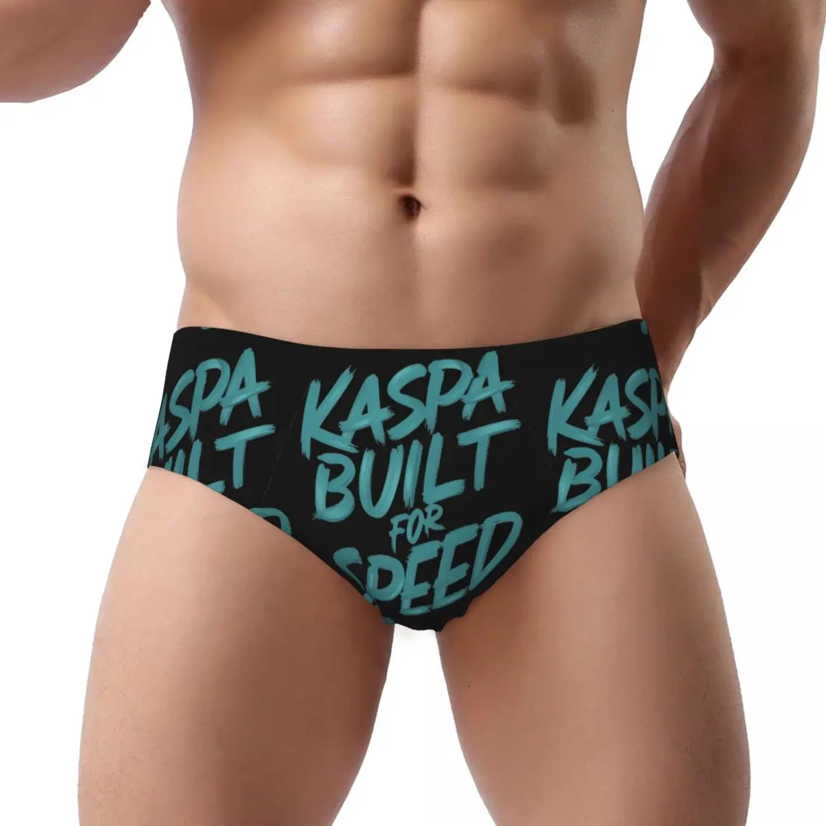 

Kaspa Blockchain Innovative And Secure Men's Triangle Panties Ventilate Boxer Underpants Short Underwear for Homme Man Boyfriend