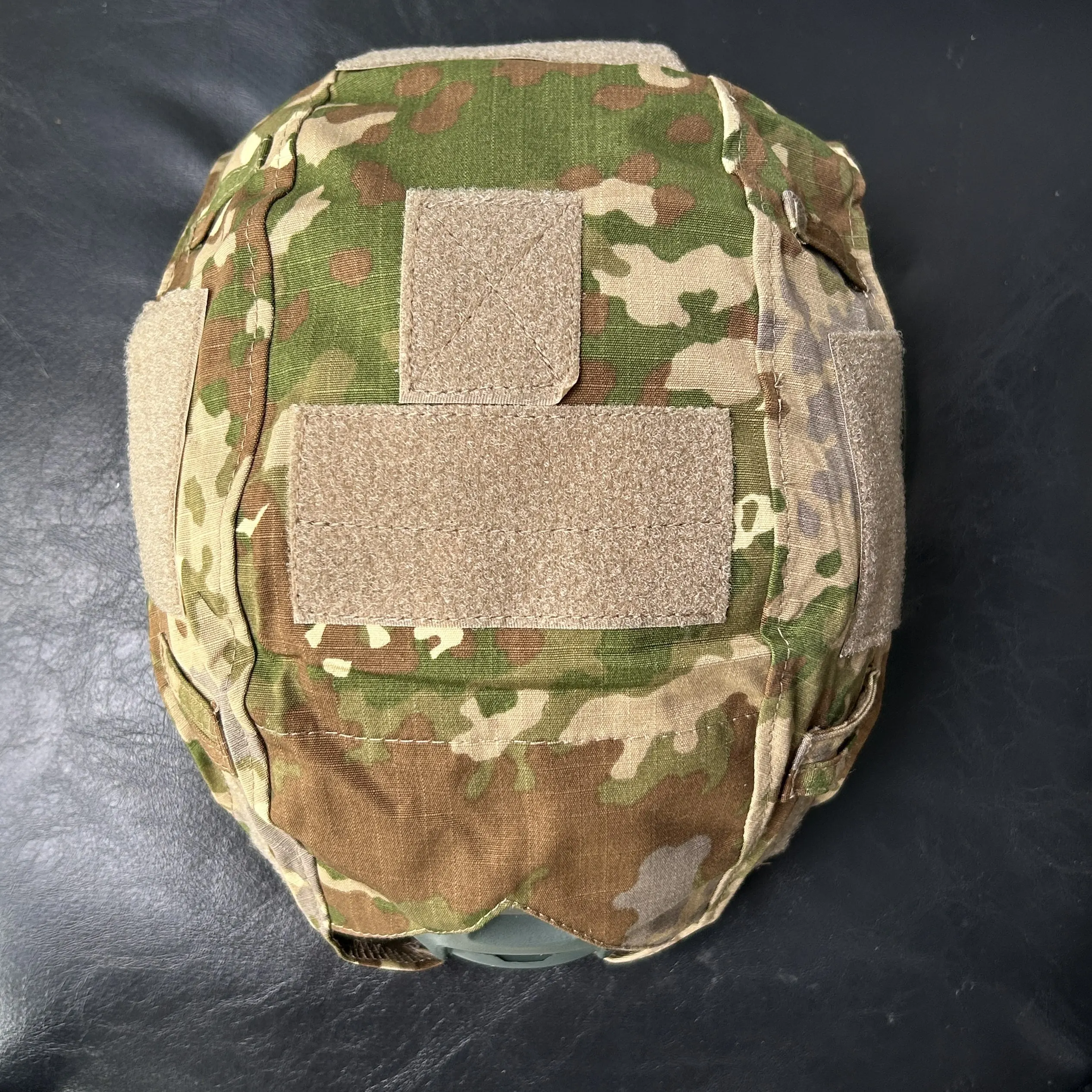 Nylon Cotton German Multi-Terrain Flecktarn Camouflage 3D Fabric Cover MULTITARN Camo Cap Cloth Cover for FAST Helmet view 6