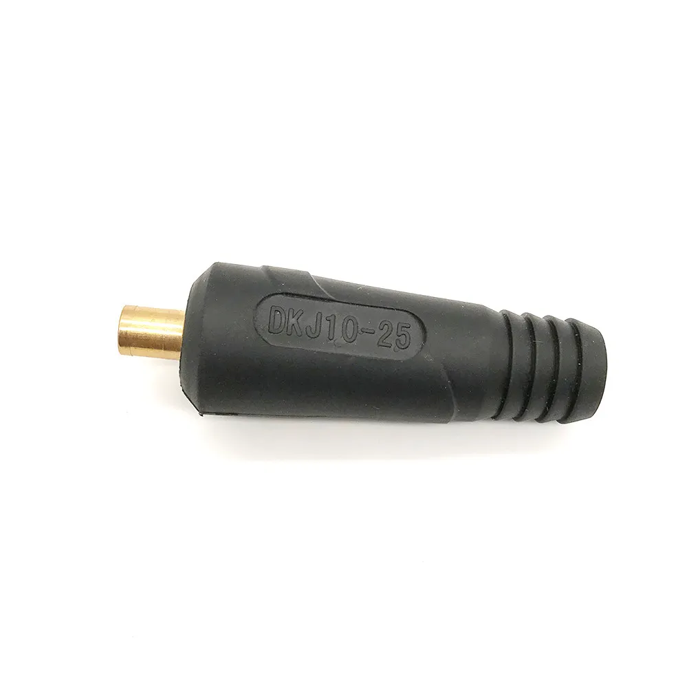 2Pcs Euro Welding Plug Soldering Quick Connector Output Terminal Cable Adapter Oil Resistant Heat Proof Impact Safe