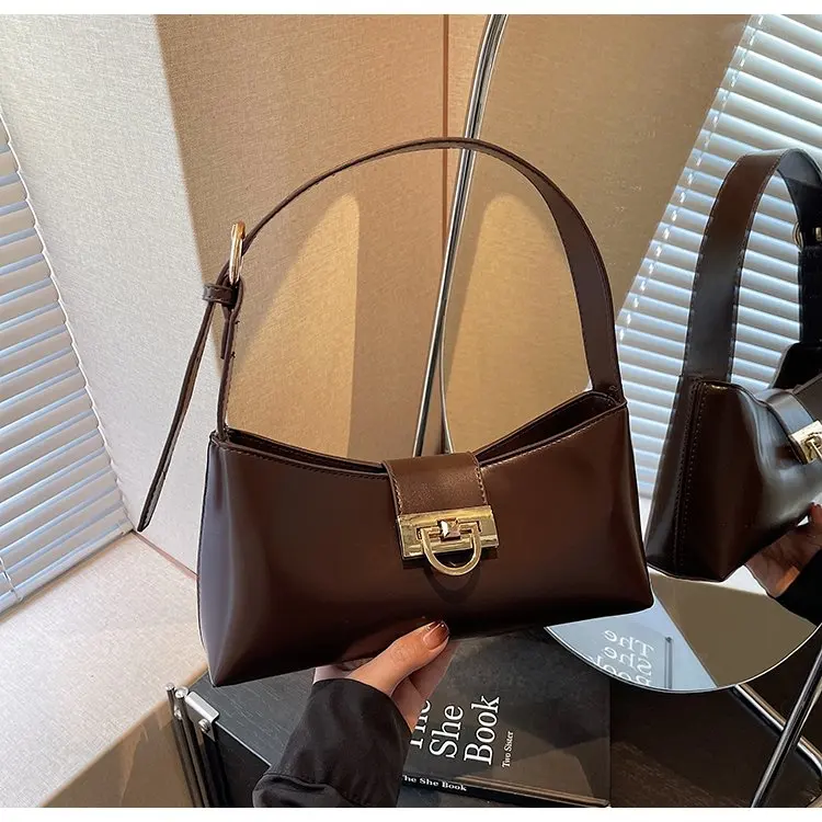 

2026 New Japanese-style Simple and Versatile Hand Bag Women's High-end Sense Fashion Personality Trendy Shoulder Armpit Bag