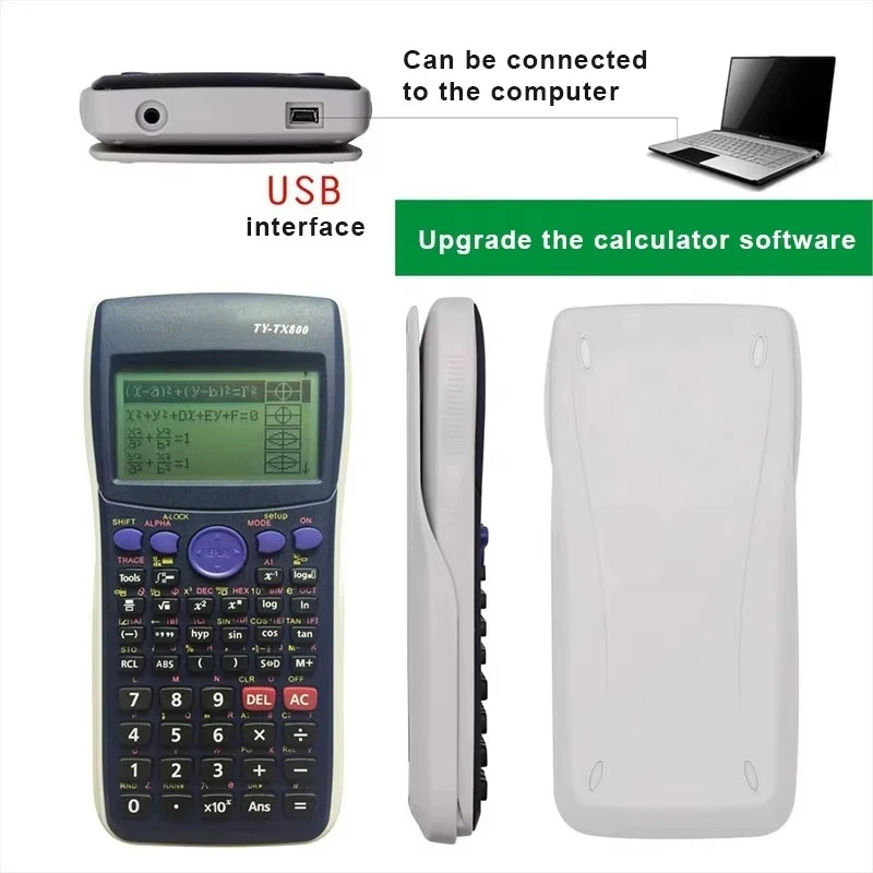 Factory Price TY-TX800 Multi- Function Programmable Multifunctional Graphic Calculator