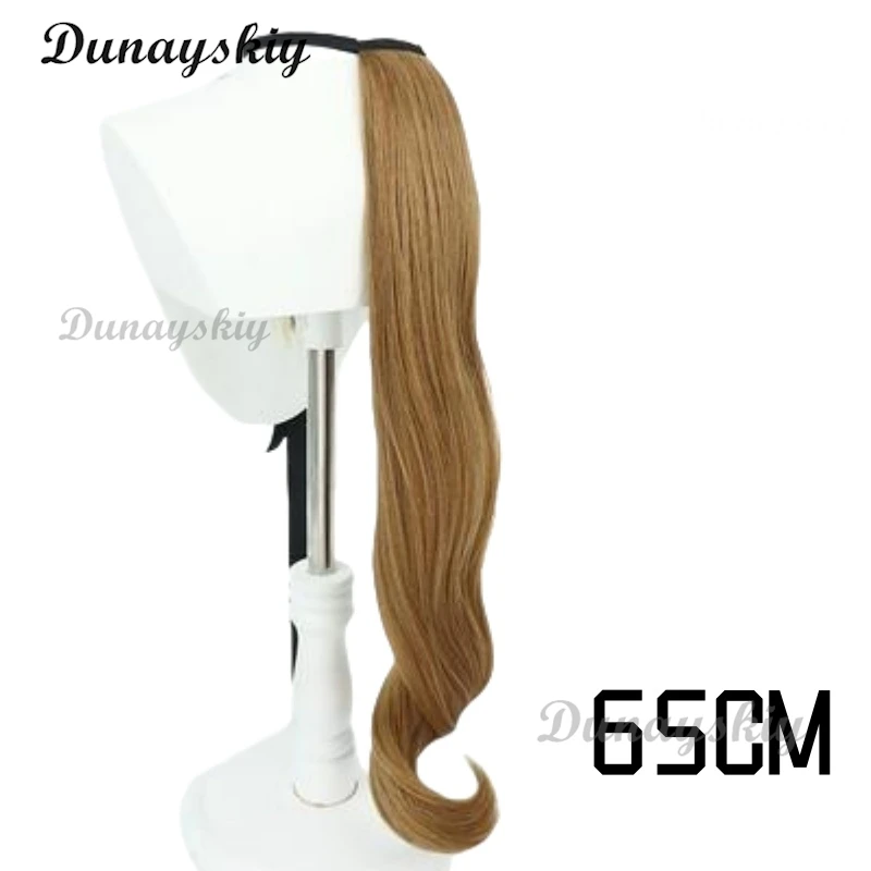 أنيمي جميلة ديربي الذكية الصقر شعر مستعار تأثيري مع آذان الحصان البني وذيل المرأة مقاومة للحرارة هالوين حفلة كرنفال الدعائم