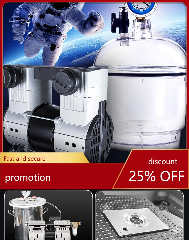 

ZML Vacuum Pump Industrial Use Automatic Suction Cup Small Laboratory Filtration Silent Negative Pressure Pump Air Extraction