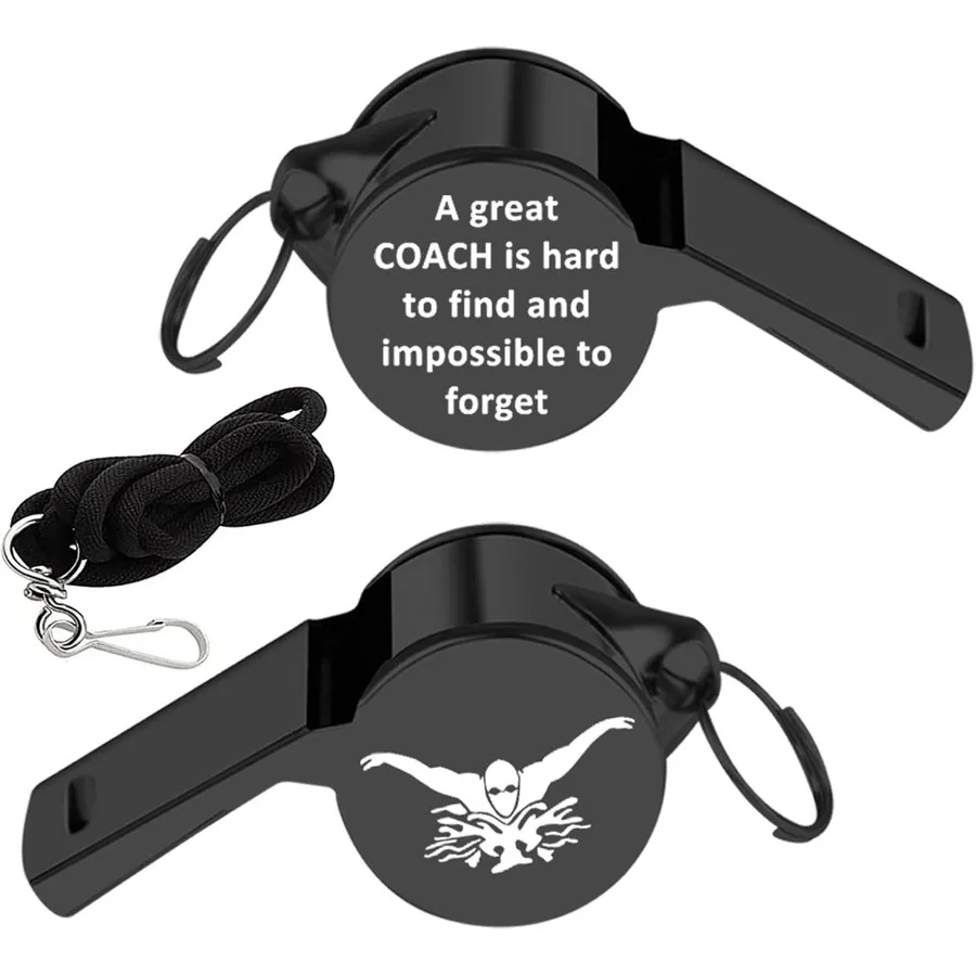 Swim Coach Whistle with Lanyard A Great Coach is Hard to Find and Impossible to Forget Whistles Swimming Lover Gifts