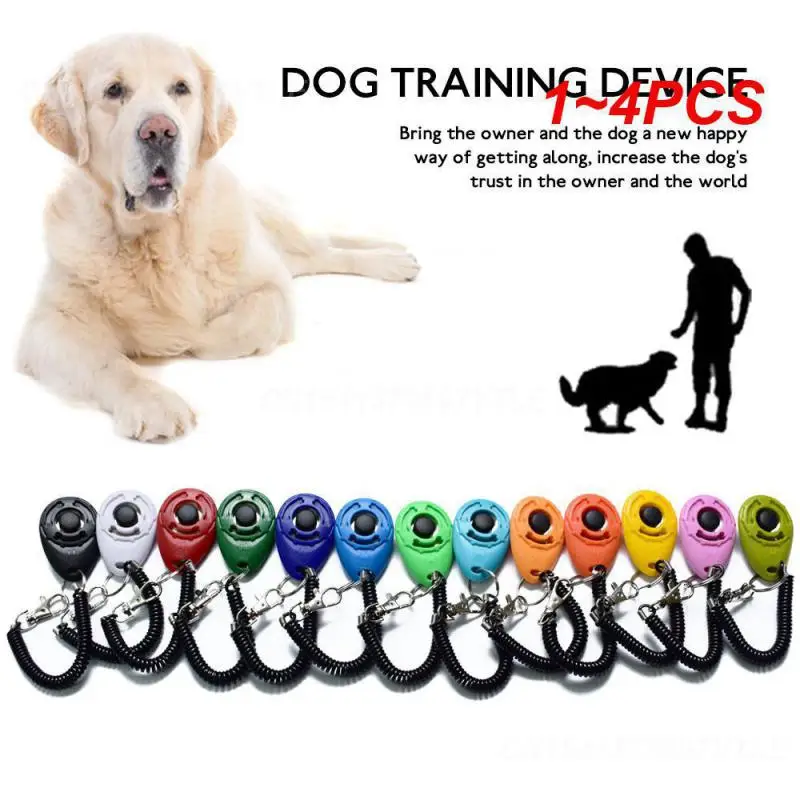 1~4PCS Clicker Effective Fun Supplies Bestseller Plastic High Demand Pet Clicker Training Aid Pet Supplies Pet Portable