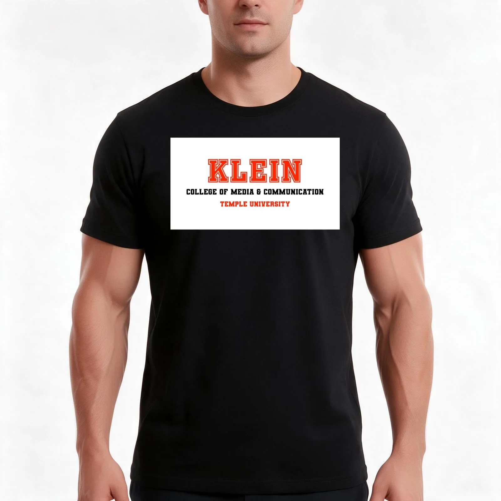 temple- Klein college of media & communication T-Shirt Summer Casual Cotton Tee Oversized Streetwear Tops Unisex Men Women