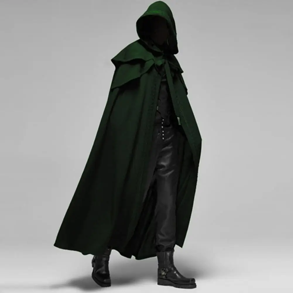 Retro Men Tail Coat Medieval Jacket Halloween Cosplay Cloak Gothic Steampunk Tail Coat for Men for Halloween for Halloween