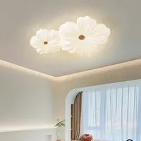 Nordic Flower Shape Ceiling Lights For Kitchen Island Living Room Bedroom LED Ceiling Lamps Indoor Decoration Lighting Lamp