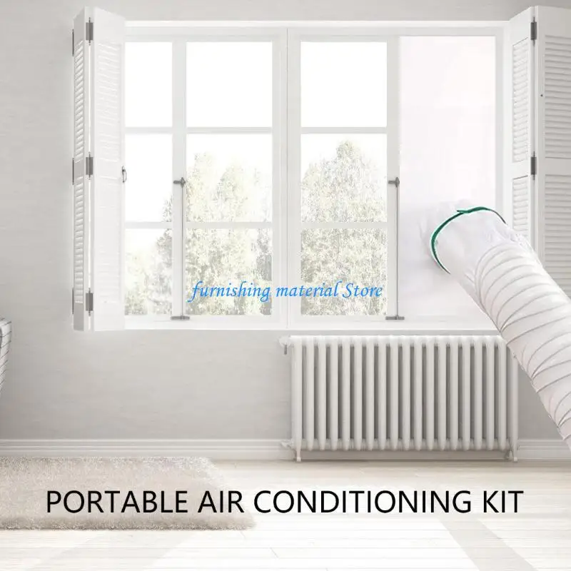 

Y5GD Portable Air Conditioner Window Vent Set Adjustable Length for Efficient Cooling