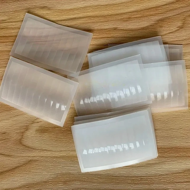 10PCS 53.5x31/34mm Sensing Distance 10m Optical HDPE PIR Lenses Human body Infrared Induction Fresnel Lens