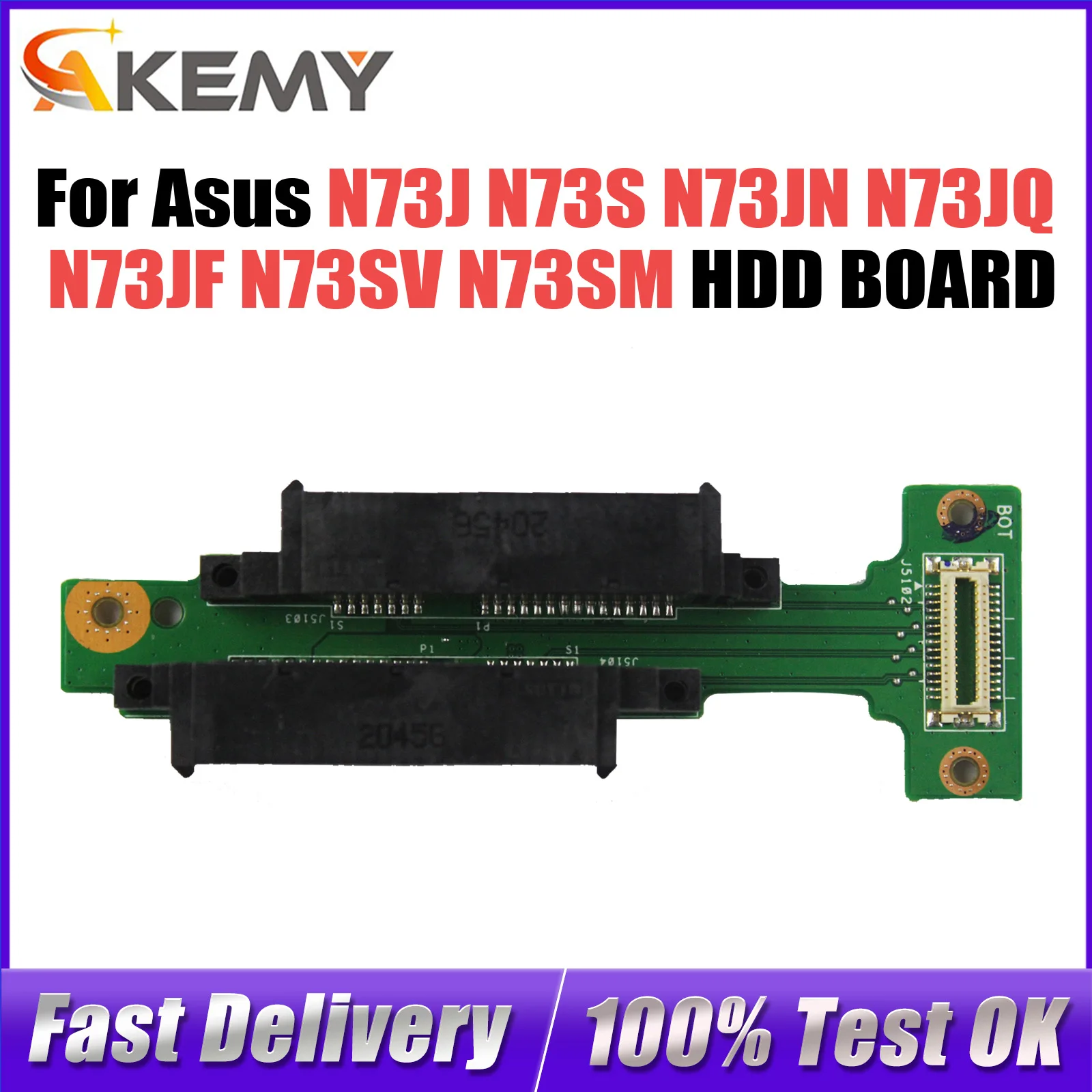 

For ASUS N73J N73S N73JN N73JQ N73JF N73SV N73SM Small Board Dual Interface HDD Hard Drive N73J N73S HDD BOARD