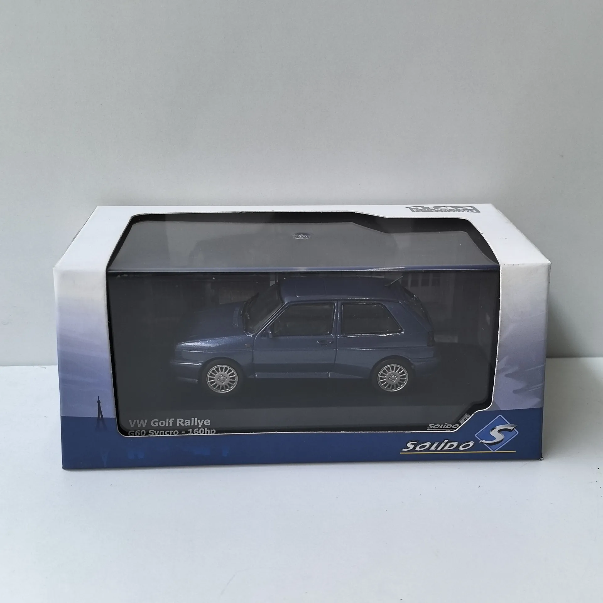 

Diecast SOLIDO 1/43 Scale VW GOLF Rallye G60 Alloy Car Model Collectible Toy Gift Souvenir Display Ornament