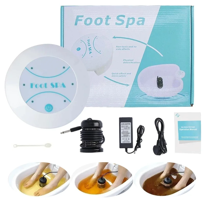 Electric Foot Massage Ionic Detox Device Footspa Bath Clean Toxin Feet Bath Machines Whirlpool Arrays Aqua Pressotherapy Therapy