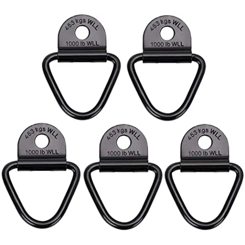 

Trucks Car Accessories Black Bolt-on 1000lbs Steel V-Ring Bolton Cargo Tie-Down Trailers Hook V-Ring Hangers