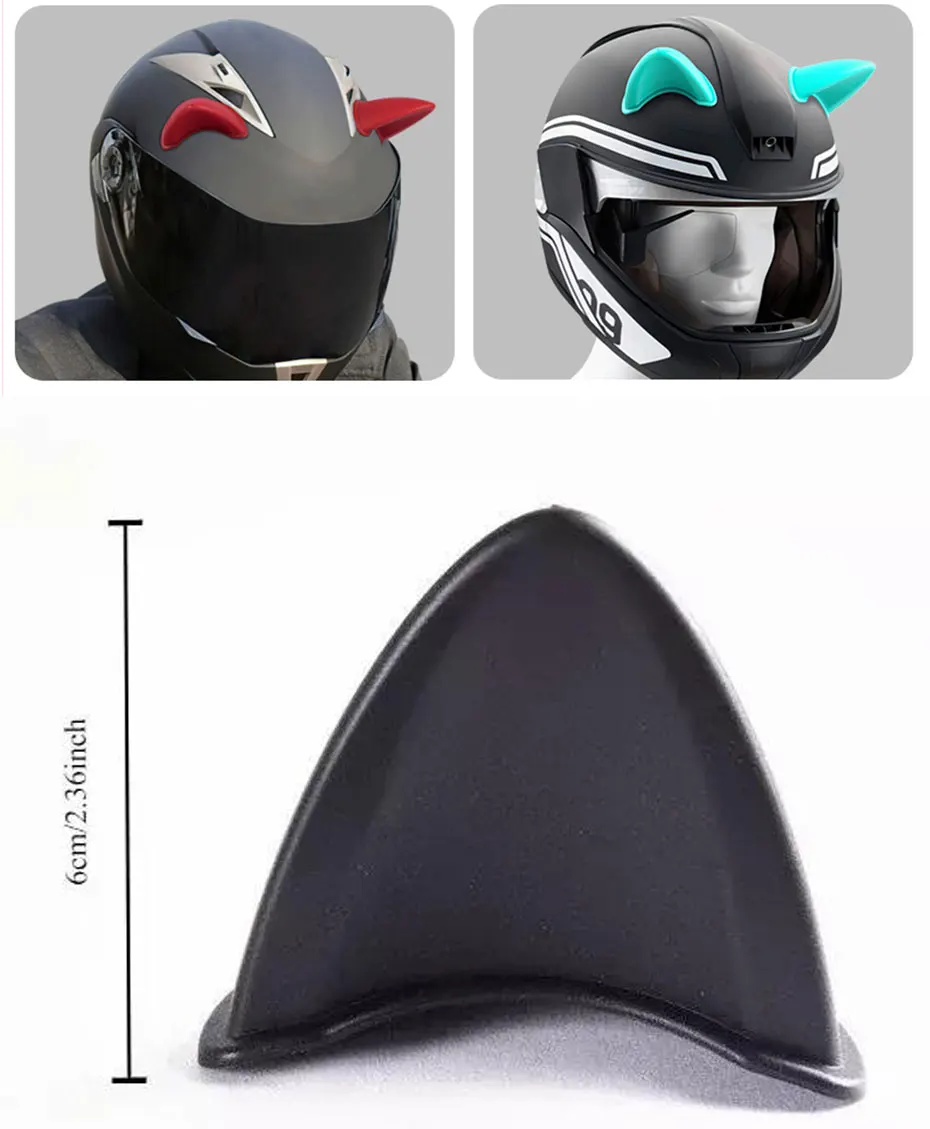 SEAMETAL Motorrad Helm Katzenohren Dekoration Motocross Helm Zubehör Silikon Katzenohren Aufkleber Cosplay Party Dekorativ – Detail 8