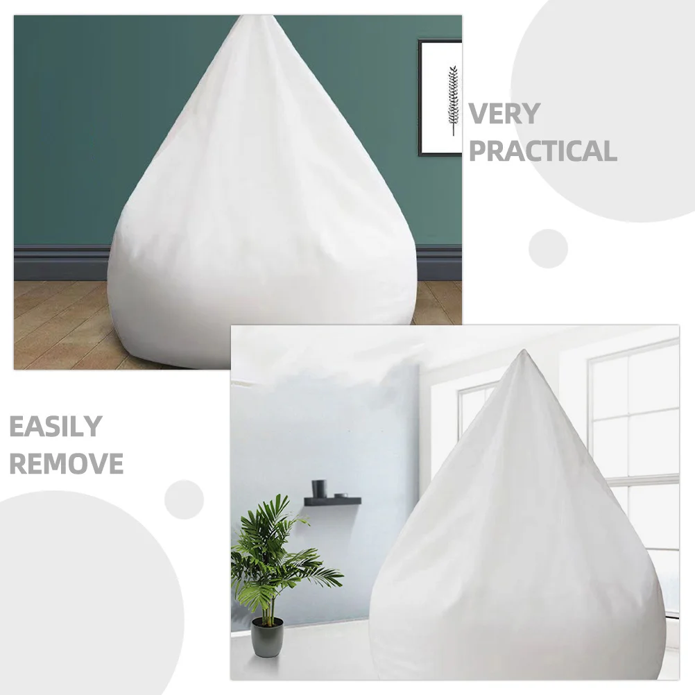 

Bean Bag Inner Liner Cover Soft Fabric Lazy Sofa Sleeve Replacement Durable Washable No Filling Protection for Home Use