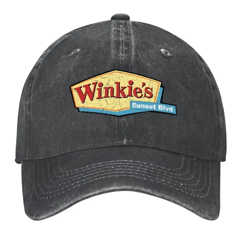 Winkie's Sunset Blvd Retro Unisex Snapback Cap - Adjustable Vintage -Inspired Fishing Hat with PVC Coating, High Quality & Machi