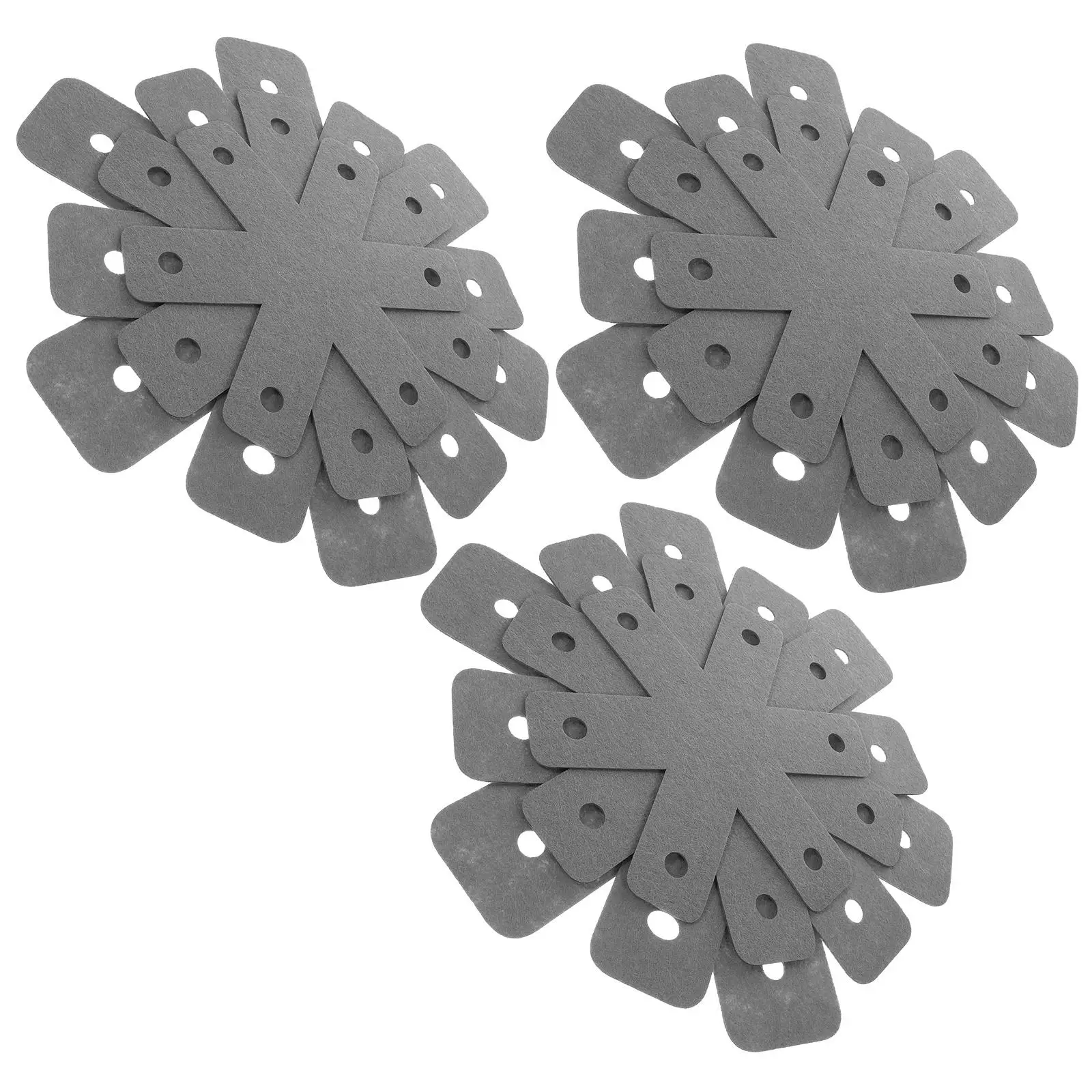 

12 Pcs Pot Holders Hot Pads Kitchen Table Countertop Pan Protectors Stacking Cookware Felt Mats Heat Resistant Scratch Proof