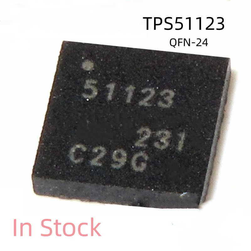 10PCS/LOT TPS51123 TPS51123RGER TPS51123RGE 51123 QFN-24 LCD chip  In Stock