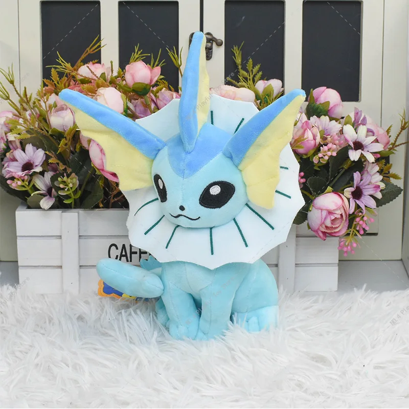 Muñeco de peluche de Pokémon, muñeco suave de Eevee, Sylveon, Flareon, Espeon, Jolteon, Umbreon, Vaporeon, Leafeon, Glaceon, regalo de Navidad