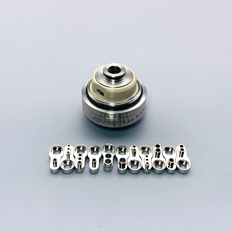 DSXvape Dvarw MTL FL 24mm RTA 단일 코일 공기 흐름 탱크 재구성 가능한 분무기 RTA 316ss 3.5ml/6ml vape 탱크(11pcs AFC 인서트 포함)