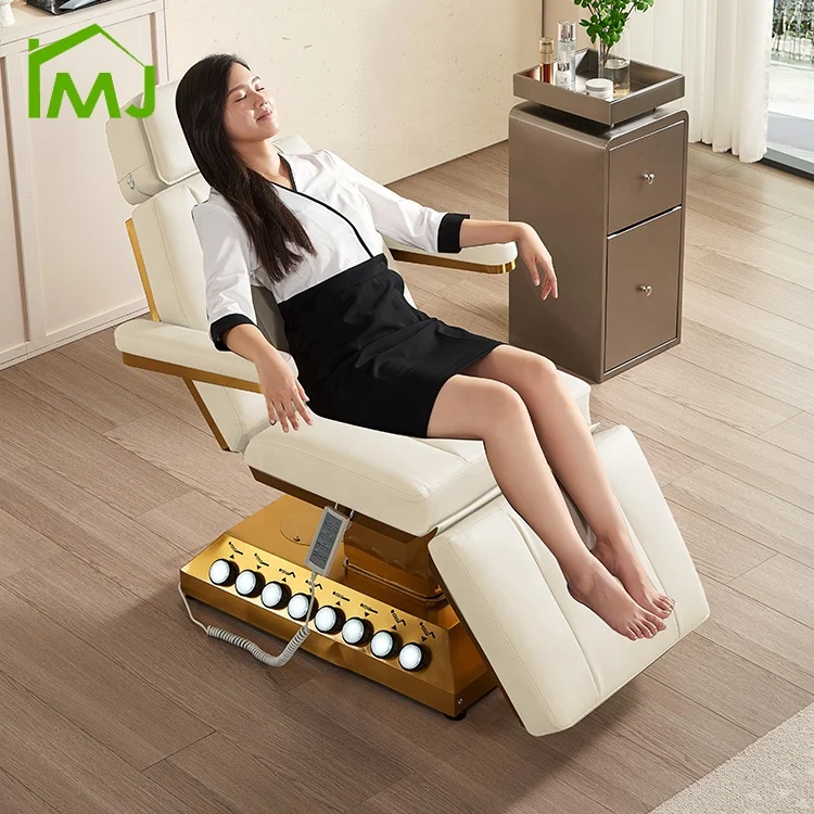 

Modern Eyelash Facial Treatment Salon Electric Massage Beauty Bed With Motors