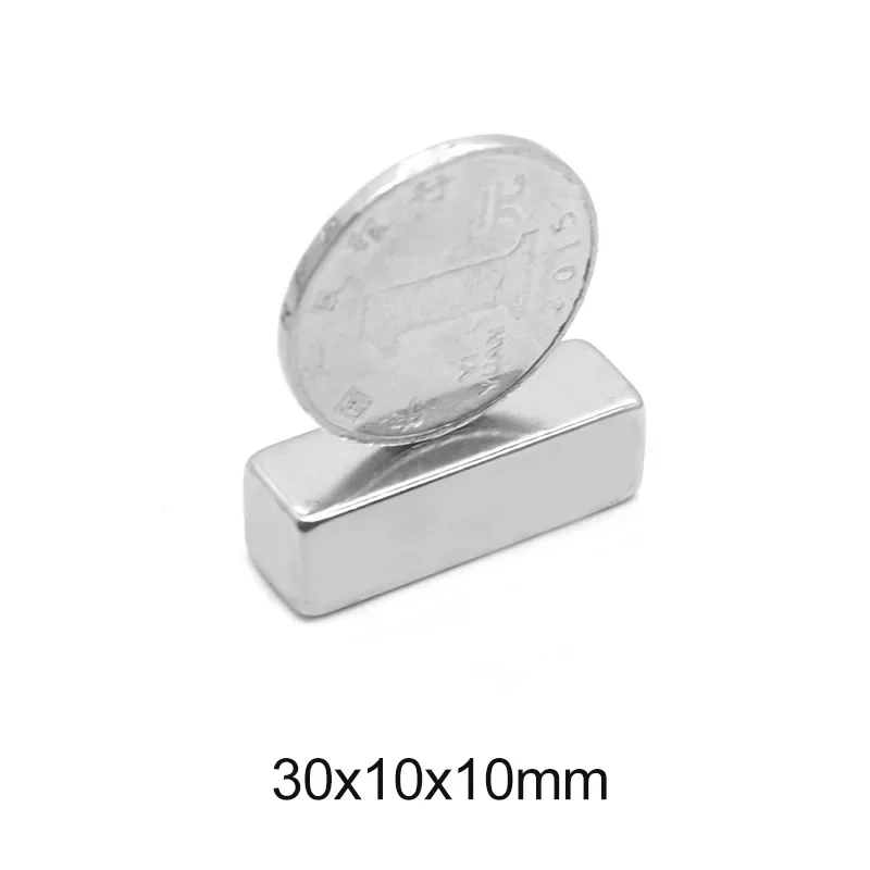 30x10x10 Strong Quadrate Magnet 30mm*10mm*10mm For Home Refrigerators, Offices DIY 30x10x10mm Block Rare Earth Magnets 30*10*10