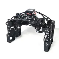 12 DOF Quadruped Robot Dog with Servos Claw Bionic Animal Mechanical Crawler for Education Robot DIY Kit Ps2 Programmable Robot