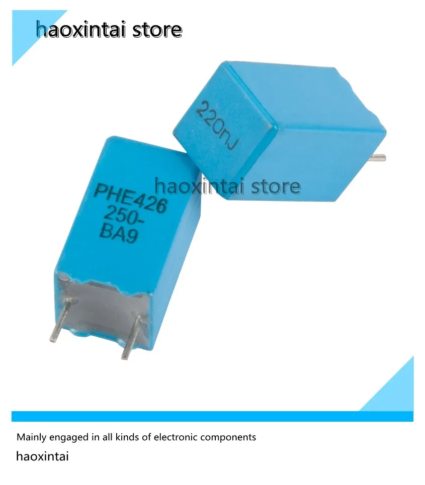10 peças 0.22uf 224 250v 220nf rifa phe426 série 0.22uf 224 250v 220nf áudio mkp febre promessa capacitor 5mm