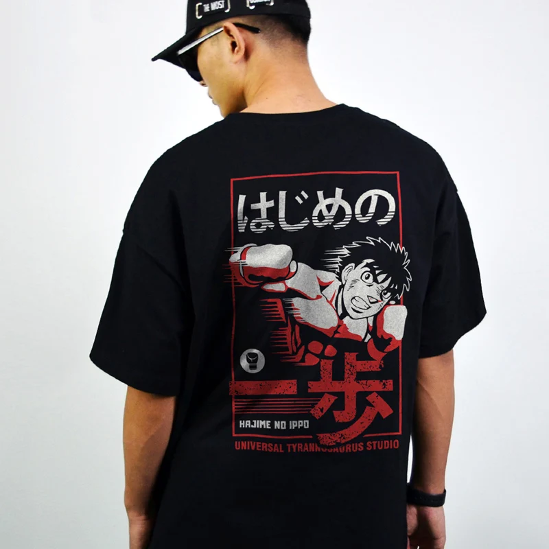 Customization Popular Anime Hajime No Ippo 3D Print T-shirts Tees Fashion Kamogawa Boxing Gym Tees Summer New Men Women Short Sl