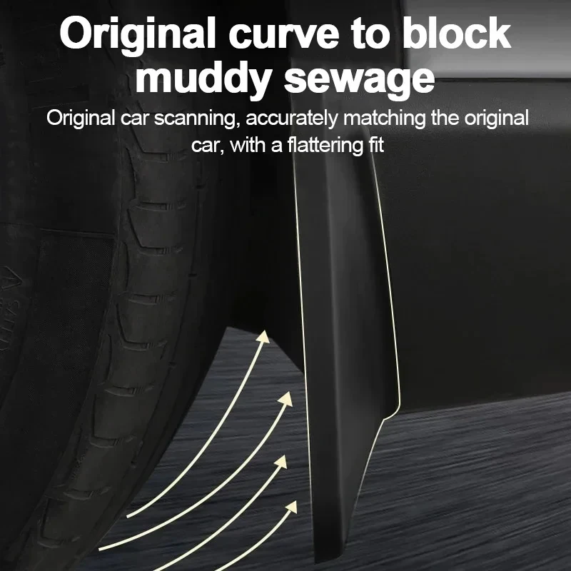 For Zeekr 8X 2026 Accessories DX1H Accesorios Car MudFlaps Fender Mudguard Auto Front Rear Wheels Fender Parts Dust Proof Baffle