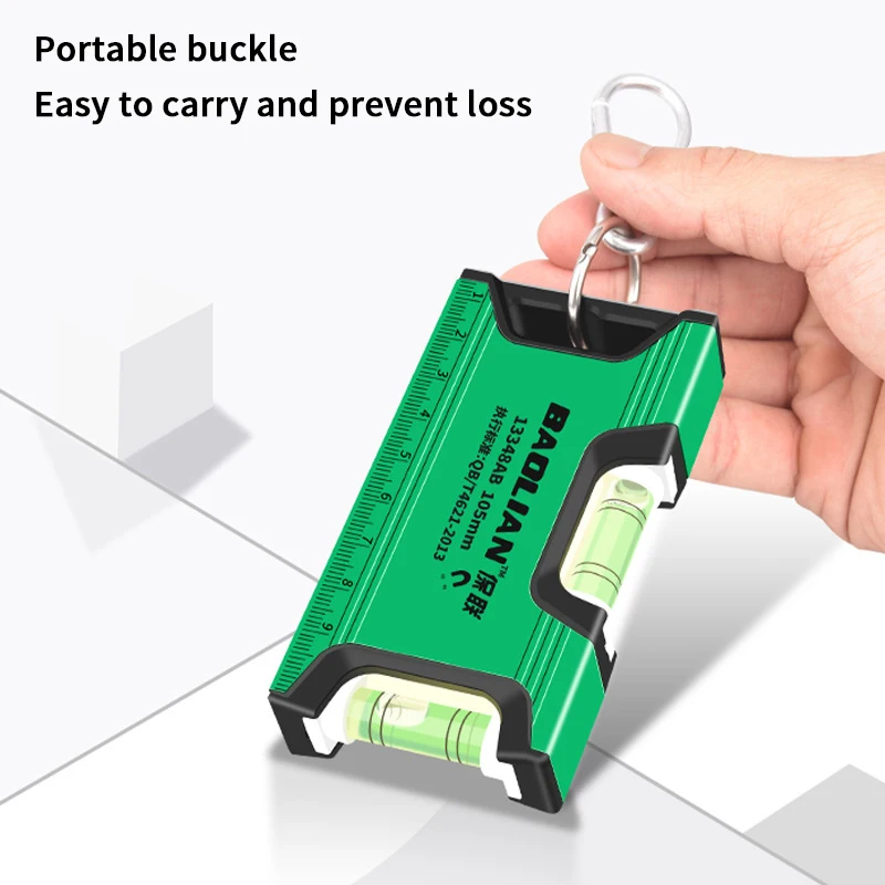 قياس عمودي أفقي متري حاكم مستوى الروح قوي المغناطيسي صغير سبائك الألومنيوم حاكم المحمولة الديكور أداة خاصة #5