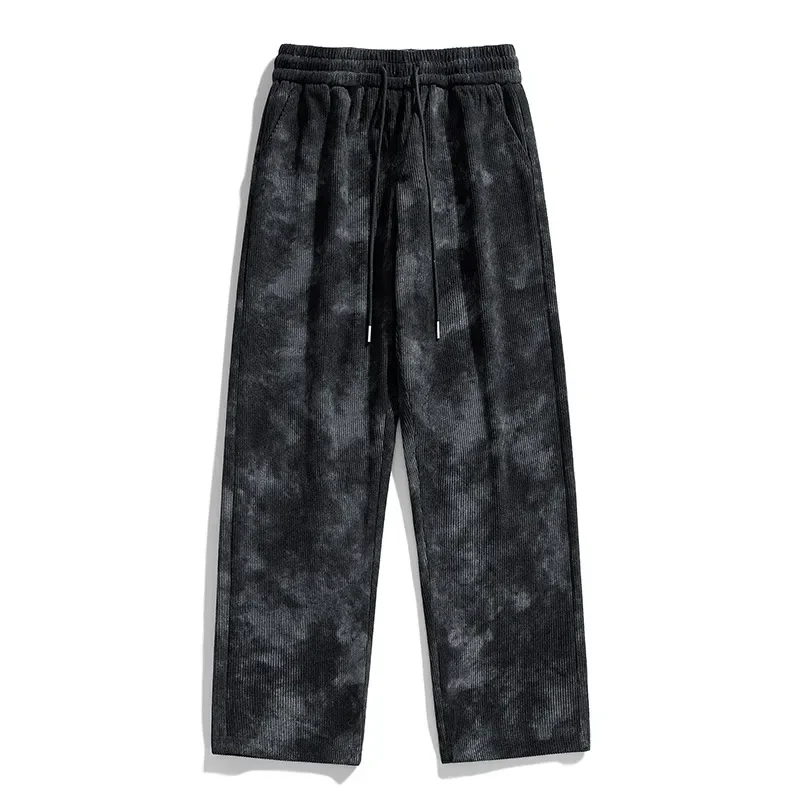 Men's Jogging Tie Dye Pants Baggy Neutral Breathable Baggy Outdoor Trousers Fashion Design Jogging Pants 2024 New Sweatpants