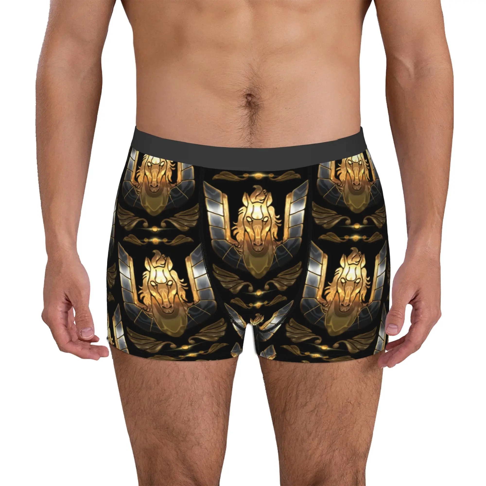 

Saint Seiya Pegasus Bronze Boxers Shorts Mens Anime Knights of the Zodiac Briefs Underwear Funny Underpants