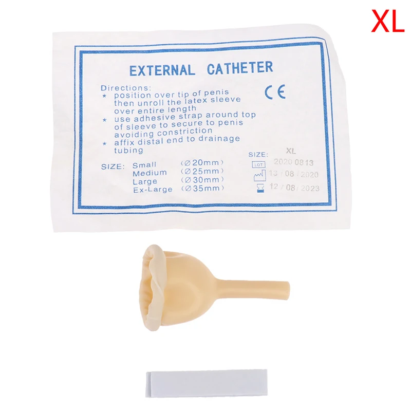 Male External Catheter Medical Sterilized latex catheter urine collector elderly New