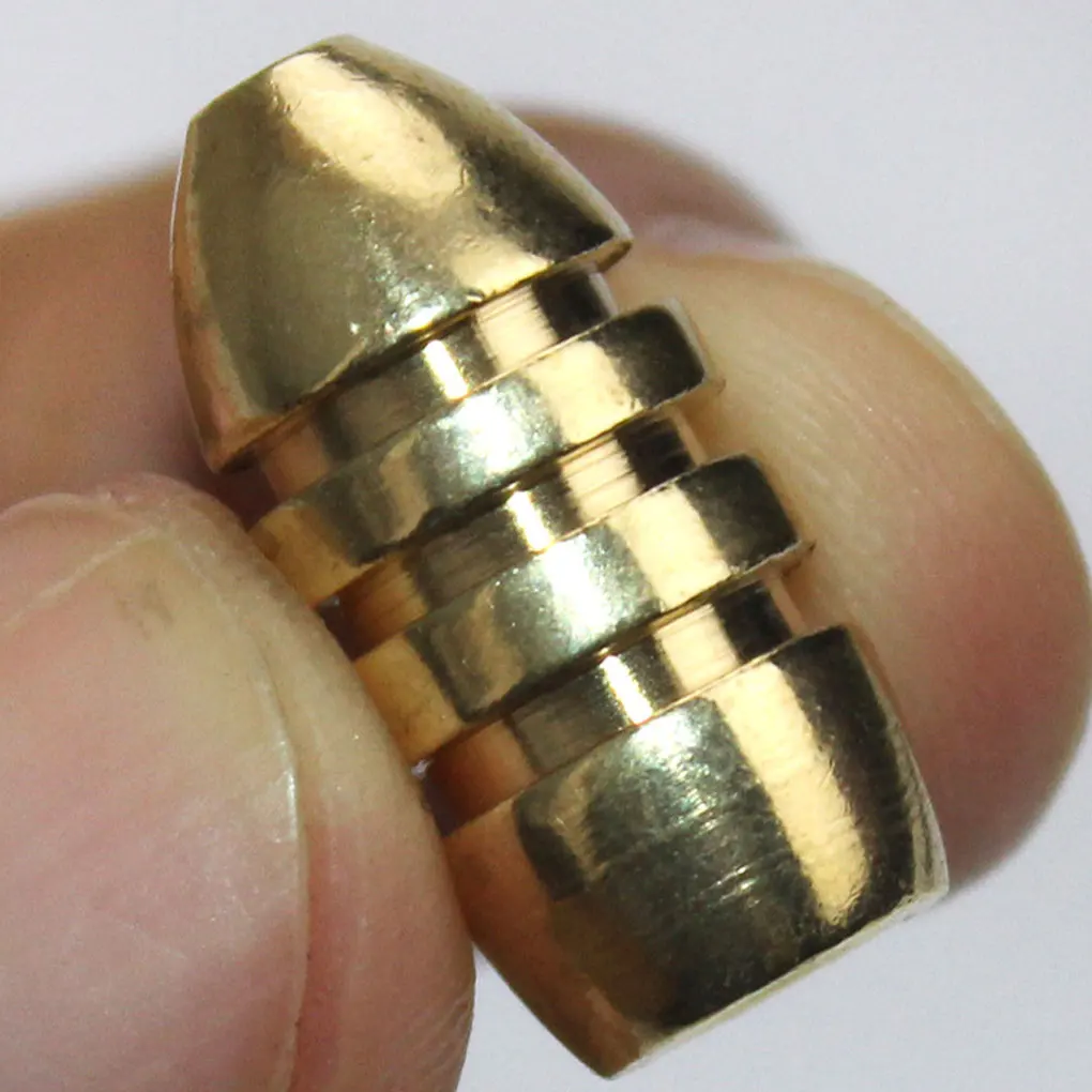 

1Set 51pcs Bullet Copper Wear-Resistant Portable Fishing Sinkers Baits Lead Sinker Dorp Tackle Sinker Accessories Parts Tools