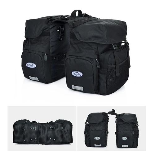 Imagen 2 del producto Bolsa para SILLÍN de bicicleta y motocicleta, bolsa impermeable de viaje para bicicleta, bolsa para motocicleta, impermeable opcional, bolsa para sillín, bolsa trasera para bicicleta