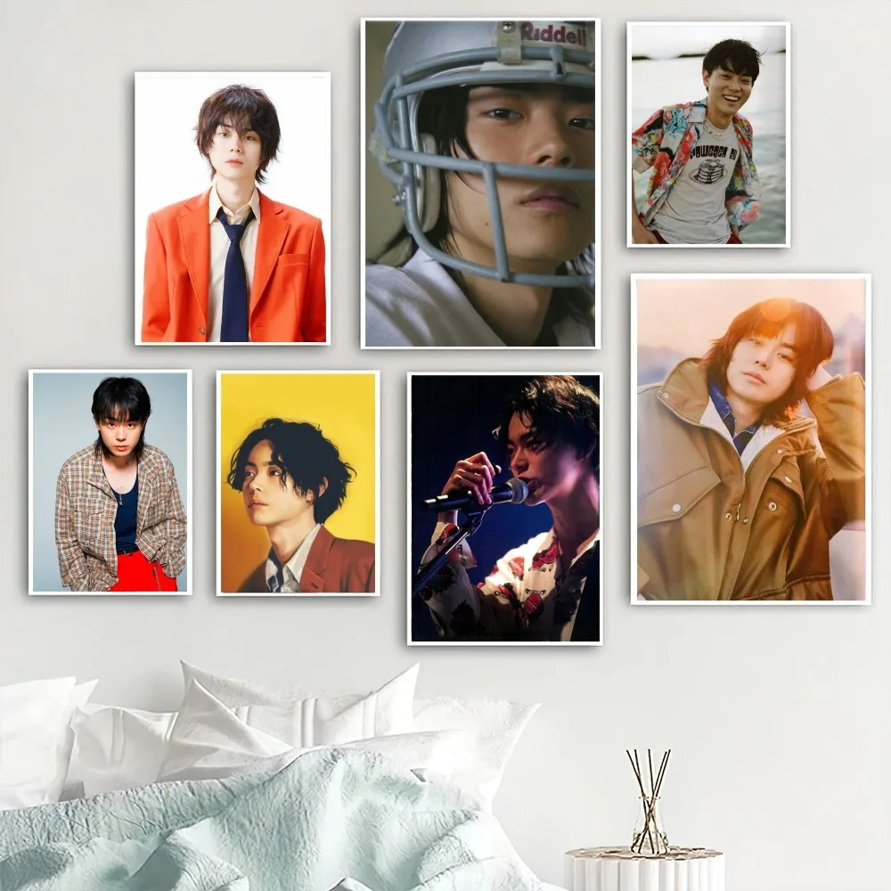 Singer Actor Suda Masaki Poster Home Room Decor Livingroom Bedroom Aesthetic Art Wall Painting Stickers