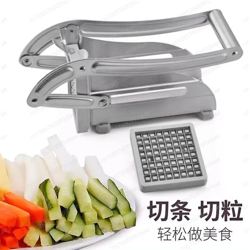 YY   Potato Cutter Household Stainless Steel Hand Press Cucumber French Fried Cutter