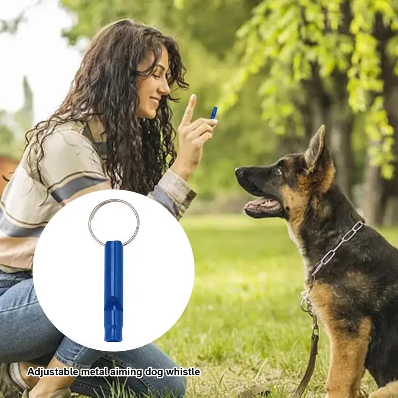 Dog Training Whistle For Recall Adjustable Dog Recall Whistle Anti Barking Ultrasonic Tool Portable Dog Training Tools Stop Bark